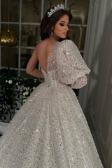 Levana İncili Straplez Prenses Model Gelinlik - Mediha Cambaz Bridal