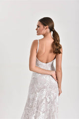 Loves Lace Rose Çiçekli Dantel Balık Gelinlik - Mediha Cambaz Bridal