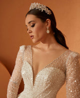 Luxe 22 El Yapımı Işıltılı Prenses Model Gelinlik - Mediha Cambaz Bridal