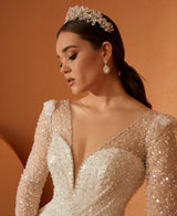 Luxe 22 El Yapımı Işıltılı Prenses Model Gelinlik - Mediha Cambaz Bridal