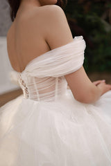 Mikito Kalp Yaka Drapeli Tül A Kesim Gelinlik - Mediha Cambaz Bridal