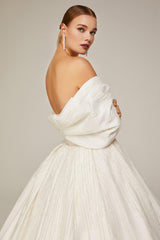 Nastya Çizgisel Dantel Prenses Model Gelinlik - Mediha Cambaz Bridal