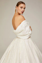 Nastya Çizgisel Dantel Prenses Model Gelinlik - Mediha Cambaz Bridal