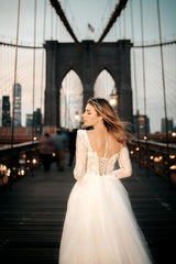 No One Üç Boyutlu Dantel A Kesim Gelinlik - Mediha Cambaz Bridal