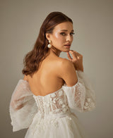 Oly Balon Kol Bohem A Kesim Gelinlik - Mediha Cambaz Bridal