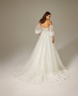 Oly Balon Kol Bohem A Kesim Gelinlik - Mediha Cambaz Bridal