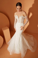 Oscar Dantel Kuyruklu Balık Gelinlik - Mediha Cambaz Bridal