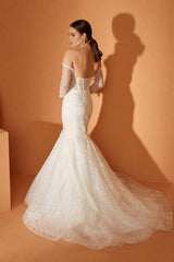 Oscar Dantel Kuyruklu Balık Gelinlik - Mediha Cambaz Bridal