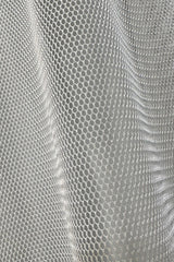 Penny Kırık Beyaz Taraklı Uzun Sade İpek Tül Duvak - Mediha Cambaz Bridal