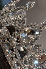 Phobe Tam Tur Zirkon Taşlı Gelin Tacı - Mediha Cambaz Bridal