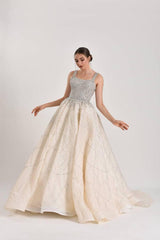 Princess Kasnak İşi Prenses Model Gelinlik - Mediha Cambaz Bridal