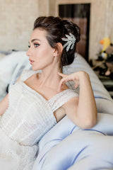 Puantiye Tül Evden Çıkış After Party Elbise - Mediha Cambaz Bridal