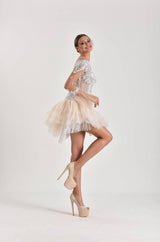 Retfa Dantel Tül Püsküllü After Party Elbisesi - Mediha Cambaz Bridal