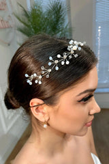 Robin Boncuklu Kristal Taşlı Gelin Saç Aksesuarı - Mediha Cambaz Bridal