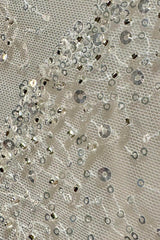 Rose Kasnak İşlemeli Özel Tasarım Uzun Duvak - Mediha Cambaz Bridal