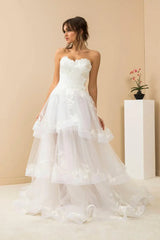 Rose Leaf Dantel Güpür Vintage A Kesim Gelinlik - Mediha Cambaz Bridal