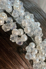 Sarah Boncuklu ve İncili Gelin Saç Aksesuarı - Mediha Cambaz Bridal