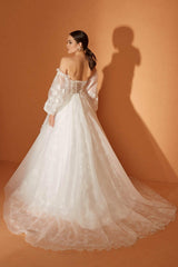 Sunny Üç Boyut Dantel Helen A Kesim Gelinlik - Mediha Cambaz Bridal