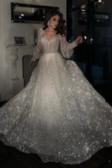 Valentina Simli Dantel A Kesim Gelinlik - Mediha Cambaz Bridal