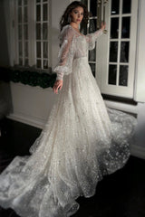 Valentina Simli Dantel A Kesim Gelinlik - Mediha Cambaz Bridal