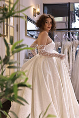 Valerie Straplez Dantel İşlemeli Prenses Model Gelinlik - Mediha Cambaz Bridal