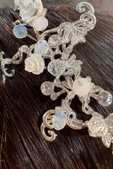 Vera Zirkon Taşlı Gelin Saç Aksesuarı - Mediha Cambaz Bridal