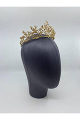 Vintage Dallı Kelebekli Gelin Tacı - Mediha Cambaz Bridal