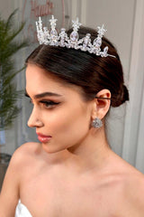 Vita Zirkon Taşlı Gelin Tacı - Mediha Cambaz Bridal