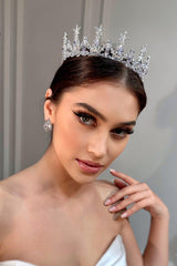 Vita Zirkon Taşlı Gelin Tacı - Mediha Cambaz Bridal