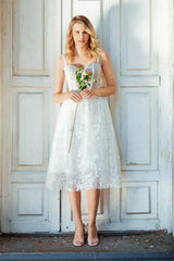 Weddress Star Tül Midi Nikah Elbisesi - Mediha Cambaz Bridal