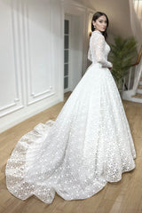 Yasu Hakim Yaka Dantel Prenses Model Gelinlik - Mediha Cambaz Bridal