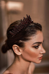 Lavin Zirkon Taşlı Gelin Tacı - Mediha Cambaz Bridal