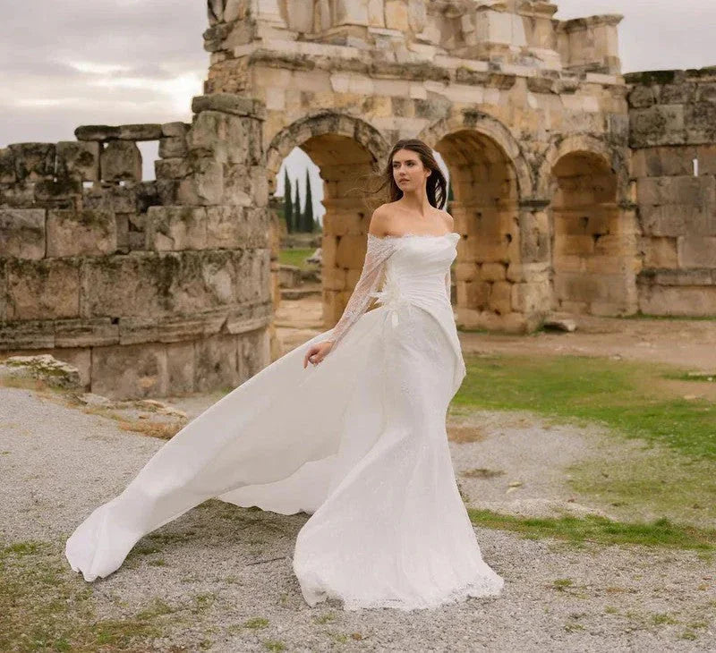 Sonbahar Düğünleri İçin Hafif ve Havalı Gelinlikler - Mediha Cambaz Bridal