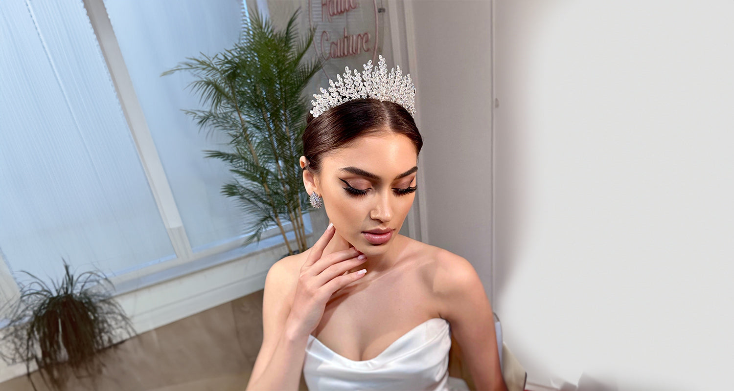 Gelin Tacı: Gelinliğinizi Taçlandıran Zerafet - Mediha Cambaz Bridal