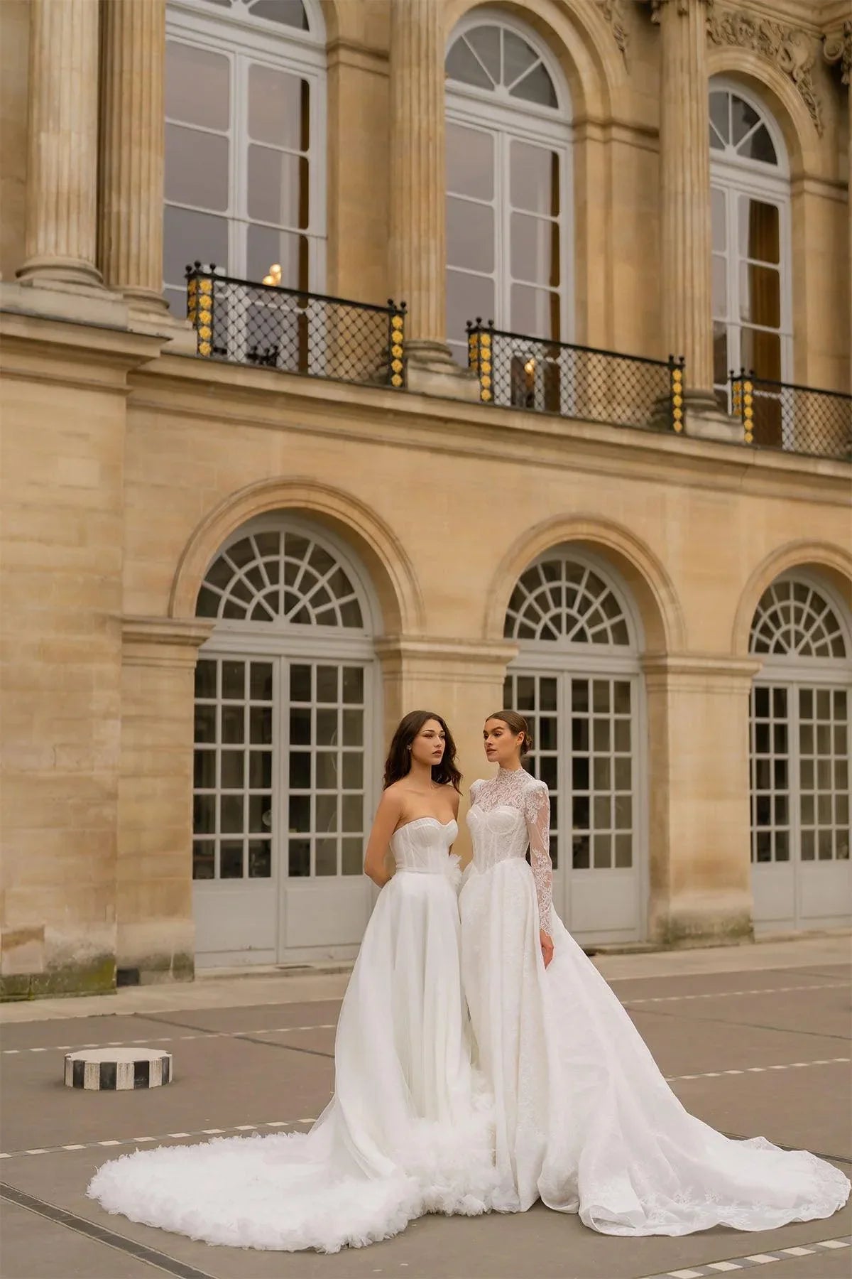 Degas Straplez Drapeli A Kesim Uçuş Uçuş Gelinlik - Mediha Cambaz Bridal