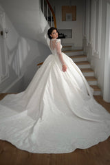Devinia Dantel Dubai Prenses Model Gelinlik - Mediha Cambaz Bridal