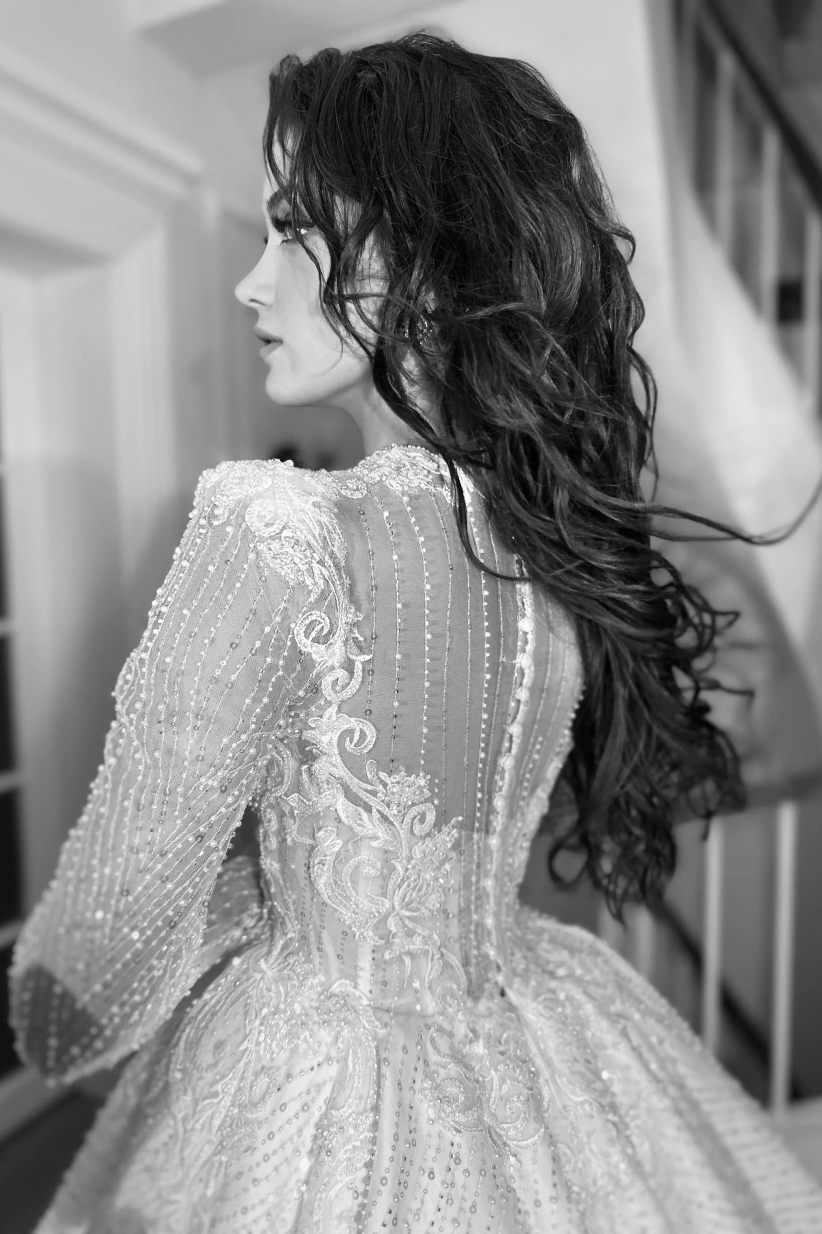 Devinia Lace Dubai Princess Model Wedding Dress