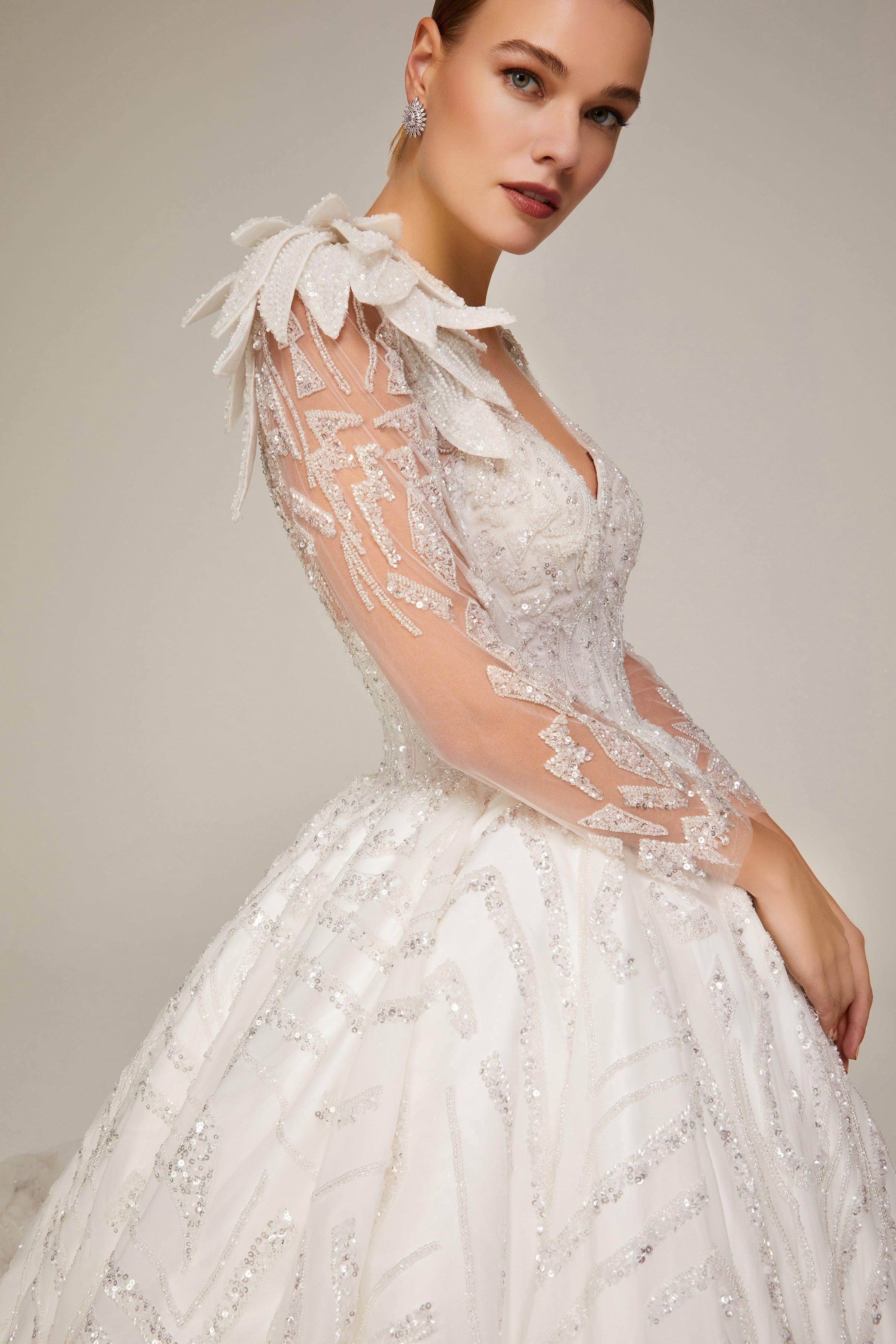 Elizabeth Apoletli Prenses Model Gelinlik - Mediha Cambaz Bridal