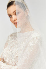 Feather Otriş Detaylı Prenses Model Gelinlik - Mediha Cambaz Bridal