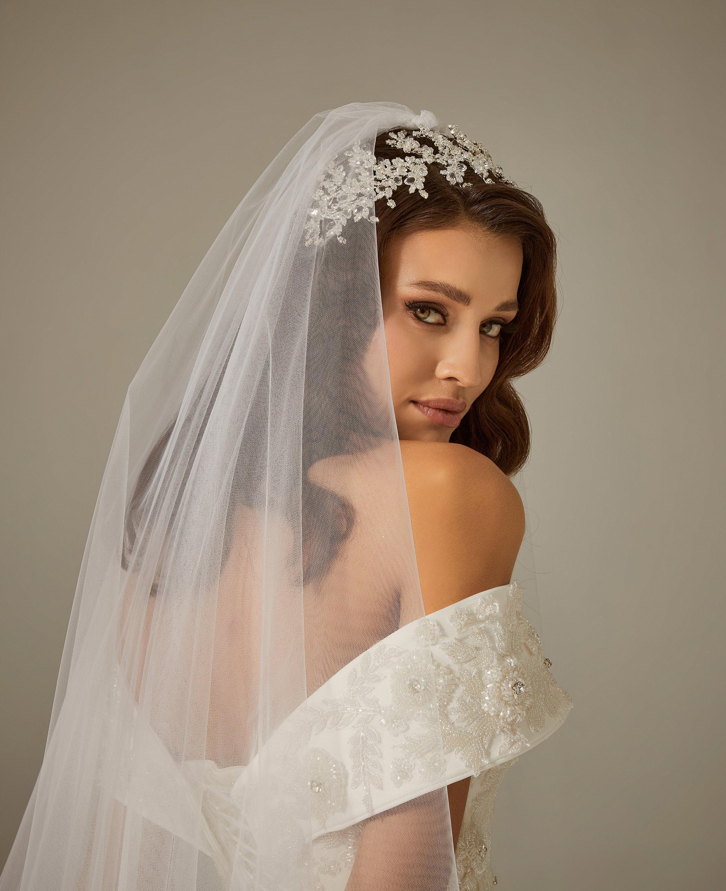 Fly Inn Kasnak İşi Kayık Yaka Balık Gelinlik - Mediha Cambaz Bridal