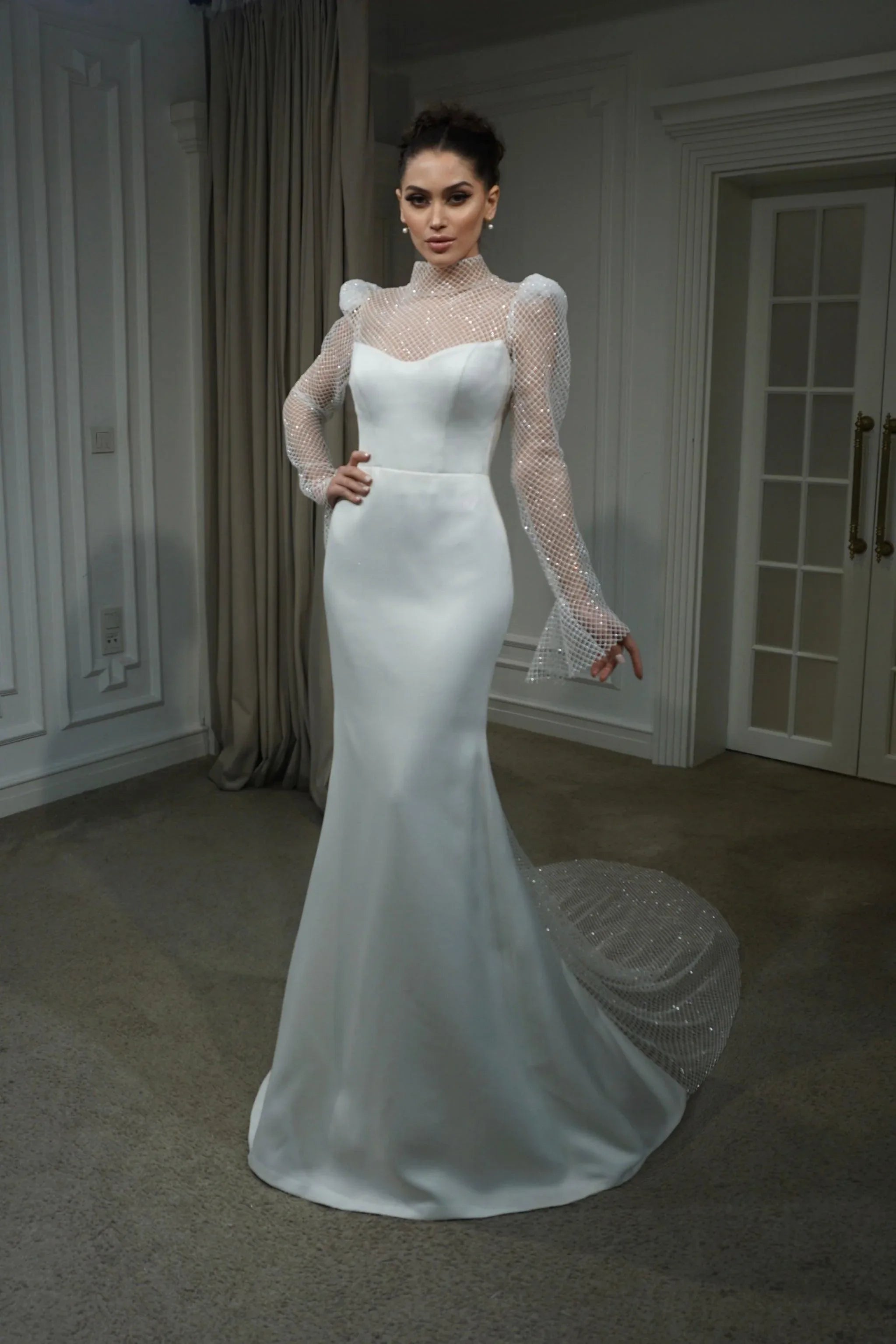 Jocqueline İki Parça Prenses ve Balık Gelinlik - Mediha Cambaz Bridal