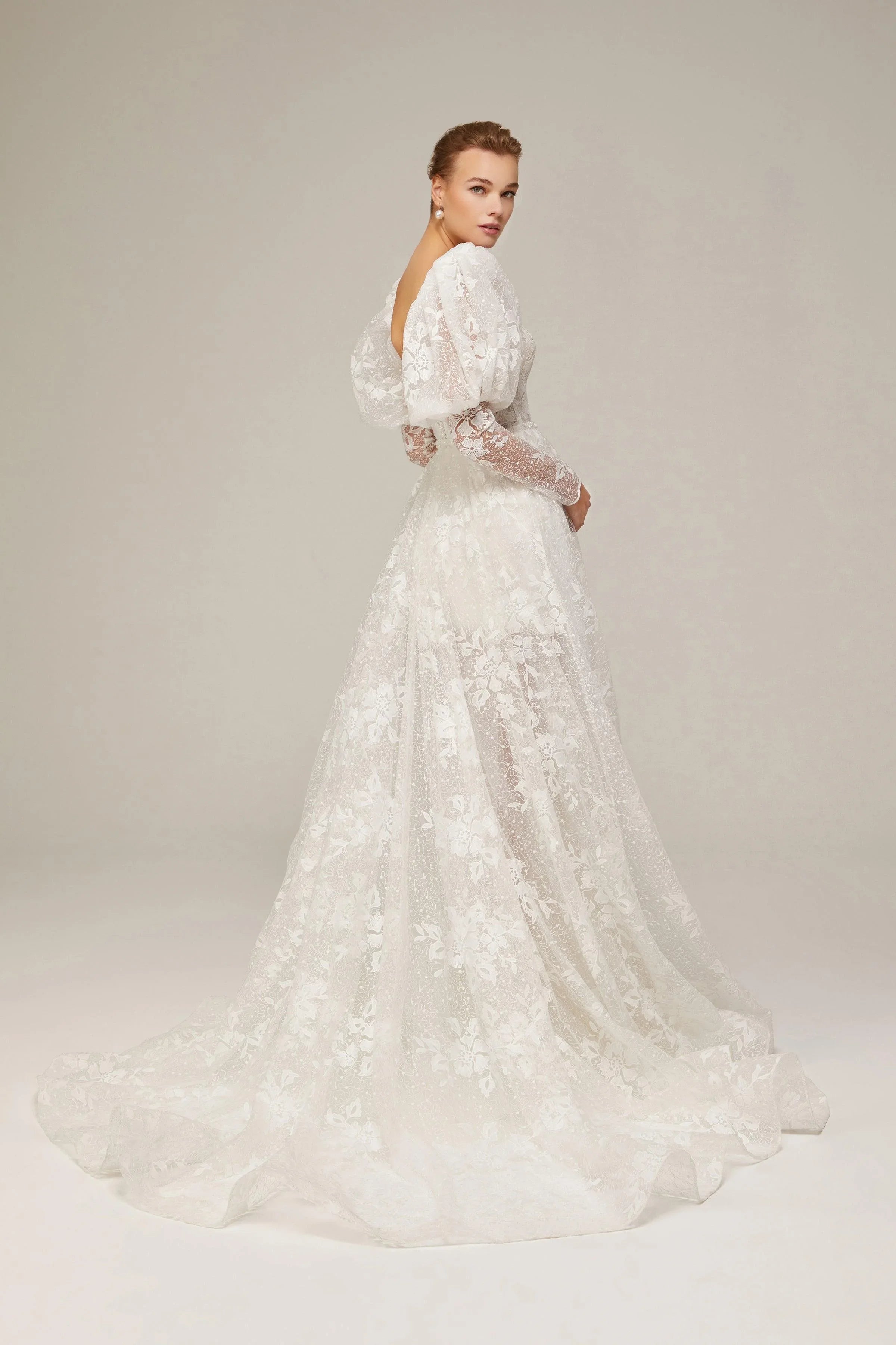 Johanna Dantel İki Parça Vintage Gelinlik - Mediha Cambaz Bridal