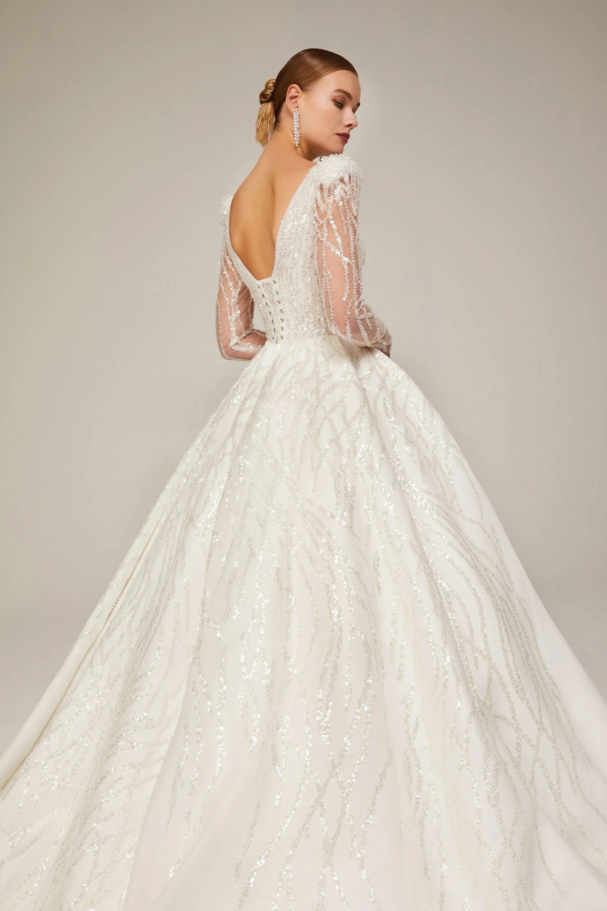 Larissa Payet Dantel Prenses Model Gelinlik - Mediha Cambaz Bridal