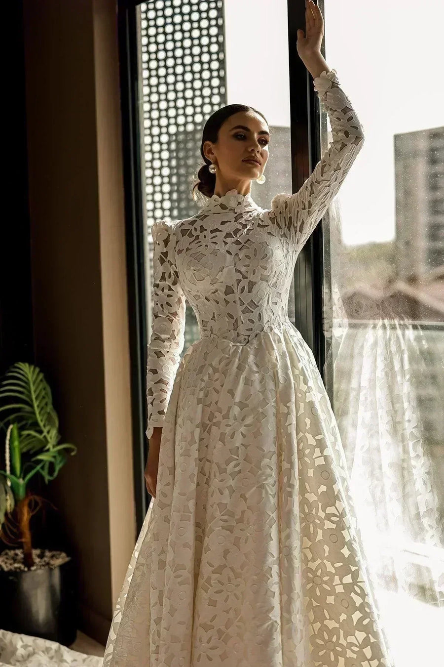 High Neck Wedding Dresses