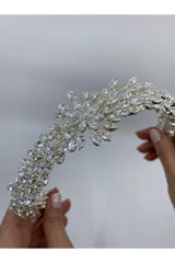 Moira Zirkon Taşlı Apolet Görünümlü Saç Aksesuarı - Mediha Cambaz Bridal