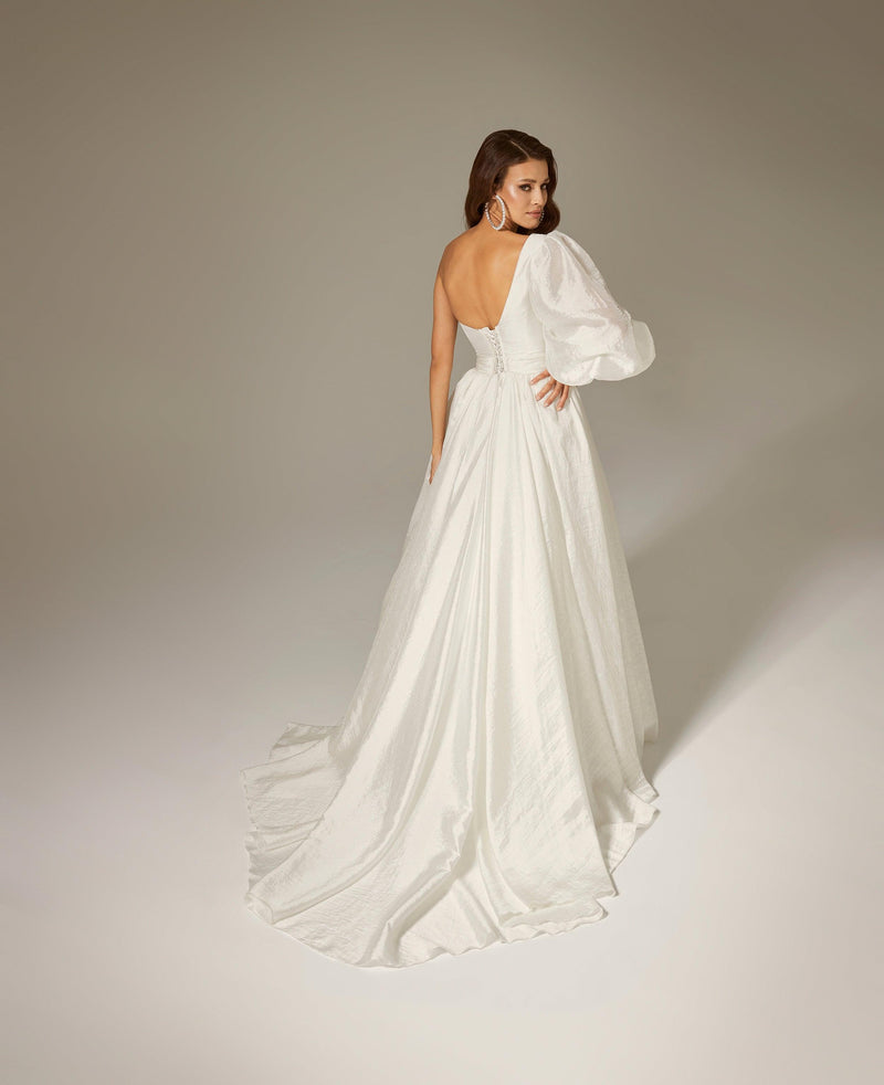 Seventy Indian Silk Lace A-Line Wedding Dress | Mediha Cambaz